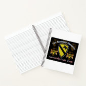 ユニークに設計された1番目の騎兵の分割ギフト ノートブック (内部)