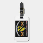 ユニークに設計された1番目の騎兵の分割ギフト ラゲッジタグ (正面縦)