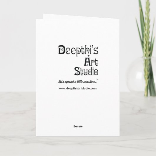 ユニークのおよびおもしろいの健康なカードを得ます カード (裏面)