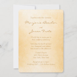 ユニークろうけつ染めフローラ結婚式招待状ブラウン 招待状