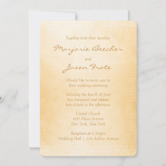 ユニークろうけつ染めフローラ結婚式招待状ブラウン 招待状