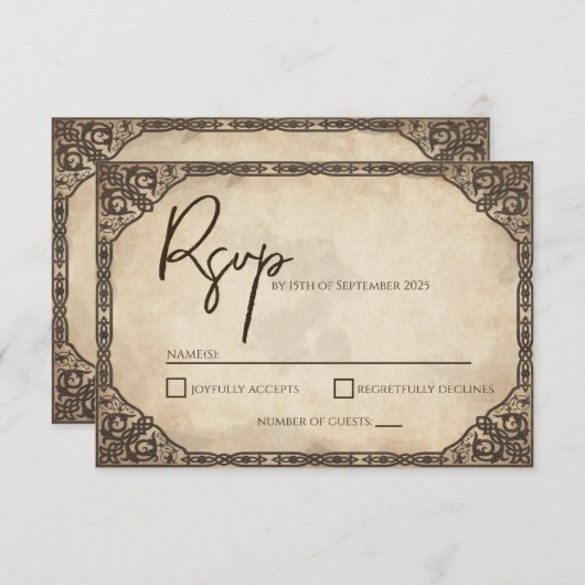 ユニークインスパイアバイキング 出欠カード (正面/裏面)