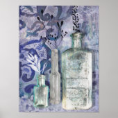 ユニークインスパイアプリントボトルとテクスチャ ポスター (正面)