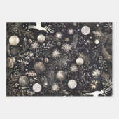 ユニークエレガントモダンクリスマス ラッピングペーパーシート (正面2)