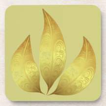 ユニークエレガント金の華離れ飾り