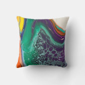 ユニークオリジナルアート抽象芸術装飾用クッション クッション (裏面)