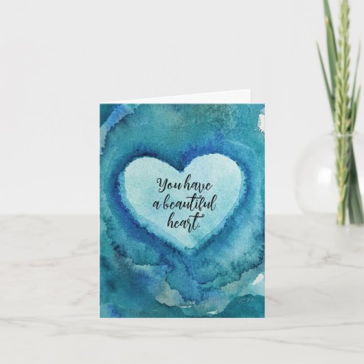 ユニークオリジナル水カラーカード カード (正面)