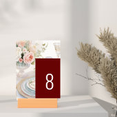 ユニークカスタムスタイル結婚のテーブルカード テーブルナンバー