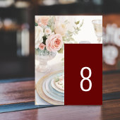 ユニークカスタムスタイル結婚のテーブルカード テーブルナンバー