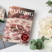 ユニークカスタムスタイル結婚詳細 招待状