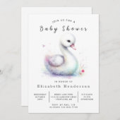 ユニークカスタムスワン 招待状 (正面/裏面)