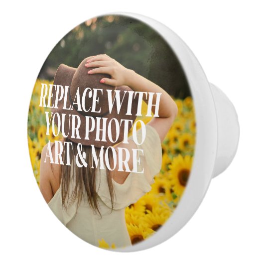 ユニークカスタムパーソナライズされた セラミックノブ (右)