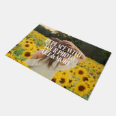 ユニークカスタムパーソナライズされた ドアマット (アングル)