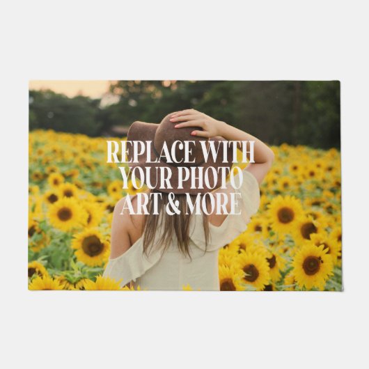 ユニークカスタムパーソナライズされた ドアマット (正面)