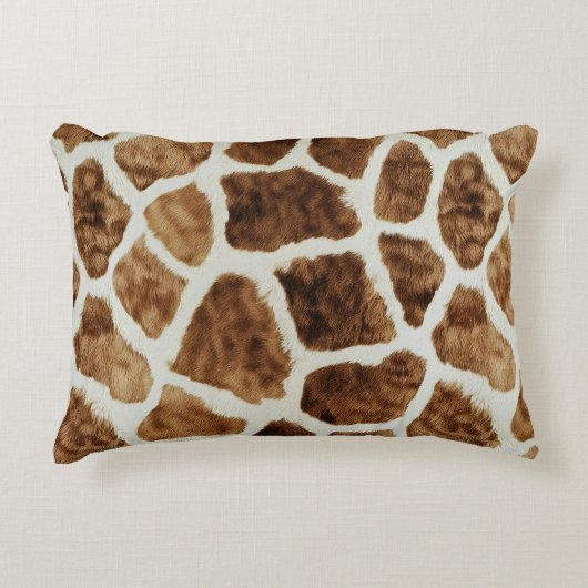 ユニークカスタムピロー12x16ブラシ生地 アクセントクッション (正面)