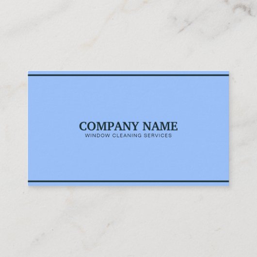 ユニークカスタムブルーウィンドウ 名刺 (裏面)