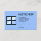 ユニークカスタムブルーウィンドウ 名刺 (正面)