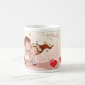 ユニークカスタムマググ コーヒーマグカップ (中央)