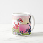 ユニークカスタムマググ コーヒーマグカップ (正面右)