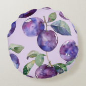 ユニークカスタム円枕16"アクセントデコール ラウンドクッション (裏面)