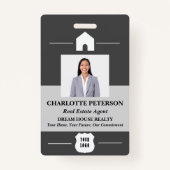 ユニークカスタム写真とロ実在ゴの資産名 バッジ (正面)