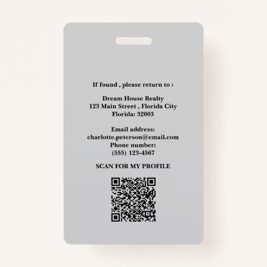 ユニークカスタム写真とロ実在ゴの資産名 バッジ (裏面)