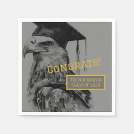 ユニークカスタム卒業紙ナプキン スタンダードカクテルナプキン