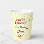 ユニークカスタム紙カップ 紙コップ (正面)