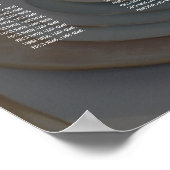 ユニークカスタム雑誌社のスタイル結婚の座席表 ポスター (角)