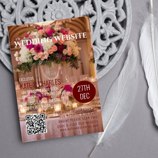 ユニークカスタムMagazine QRコード| RSVP |ウェブサイト |