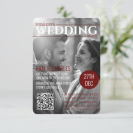 ユニークカスタムMagazine QRコード| RSVP |ウェブサイト |
