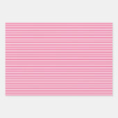 ユニークカラフルハートストライプ水玉模様パターン ラッピングペーパーシート (正面3)