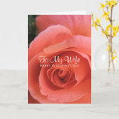 ユニークカラフルバラ妻ヴァレンティーンズデイ カード (黄色い花)