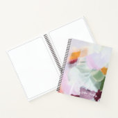 ユニークカラフル抽象芸術パーソナライズされた名 ノートブック (内部)