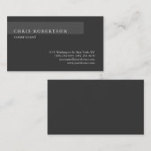 ユニーククラシカルグ伝統的 名刺 (正面/裏面)