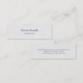 ユニーククラシカルフローラ スキニー名刺 (正面/裏面)