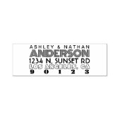 ユニーククリエイティブ層フォントスタイルアドレモダンス セルフインキングスタンプ (デザイン)