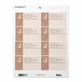 ユニーククリエイティブ差出人住所出荷 ラベル (フルシート)