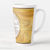 ユニーククリスチャン・ギフト、パーソナライズされた聖なる書物、 経典・マググ カフェラテマグ (右)