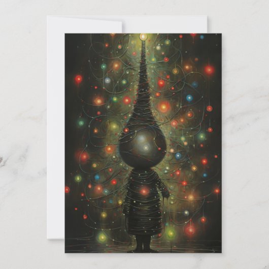 ユニーククリスマスカード – 印刷可能なクリスマスカード シーズンカード (正面)