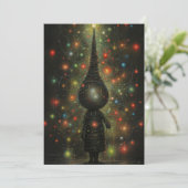 ユニーククリスマスカード – 印刷可能なクリスマスカード シーズンカード (スタンド正面)