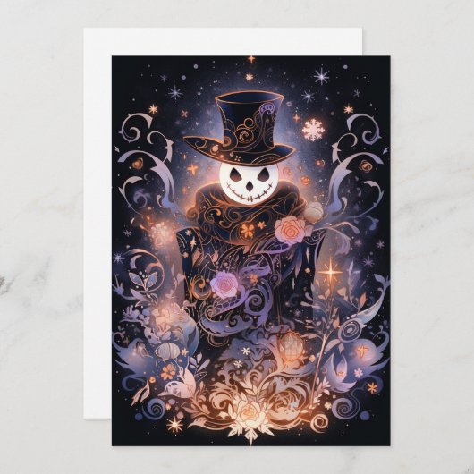 ユニーククリスマスカード – 抽象芸術クリスマスカード シーズンカード (正面/裏面)