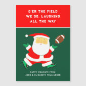 ユニーククリスマスサッカーホリデーカード (正面)