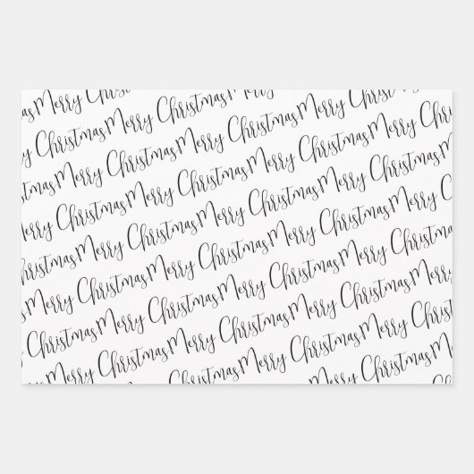 ユニーククリスマスプレゼント水彩ポインセチア ラッピングペーパーシート (正面3)