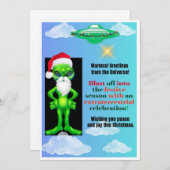 ユニーククリスマス印刷可能カード、平和と喜び シーズンカード (正面/裏面)