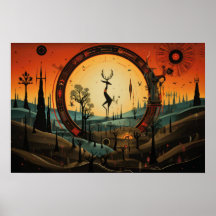 ユニークココペリ抽象芸術