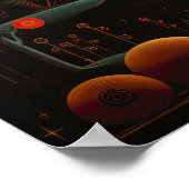 ユニークココペリ抽象芸術 ポスター (角)