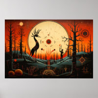 ユニークココペリ抽象芸術