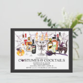 ユニークコスチューム&カクテルハローウィンパーティ 招待状 (スタンド正面)