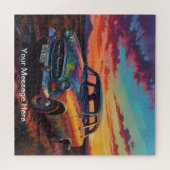 ユニークサイケデリックおもしろいパーソナライズされた ジグソーパズル (横)